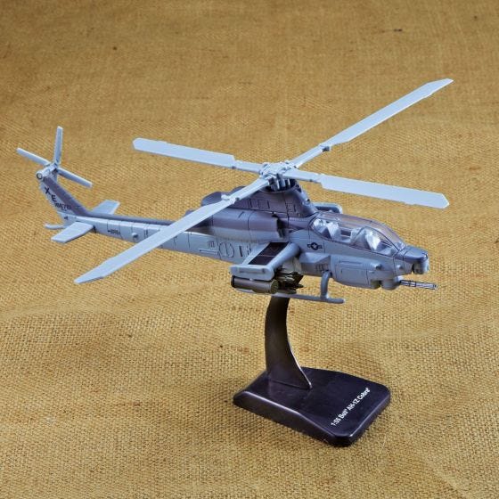 1:55 Diecast Collectibles,W/Stand By New Ray Toys Bell AH-1Z Cobra Helicopter