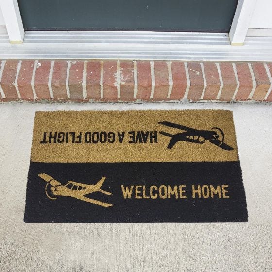 Have A Good Flight Doormat
